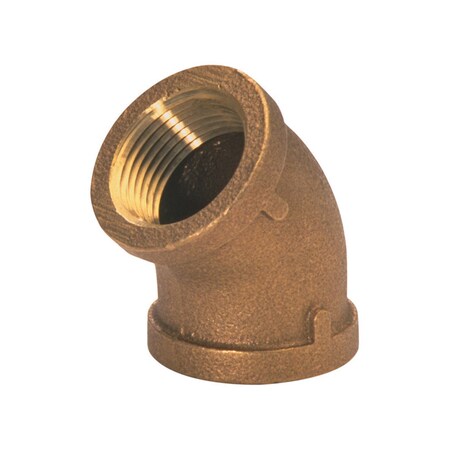 B & K JMF Company 1-1/4 in. FPT X 1-1/4 in. D FPT Red Brass 45 Degree Elbow 4535076